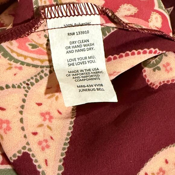 NWT Show Me Your Mumu Junebell Bug Dress - Medium - Picture 7 of 7